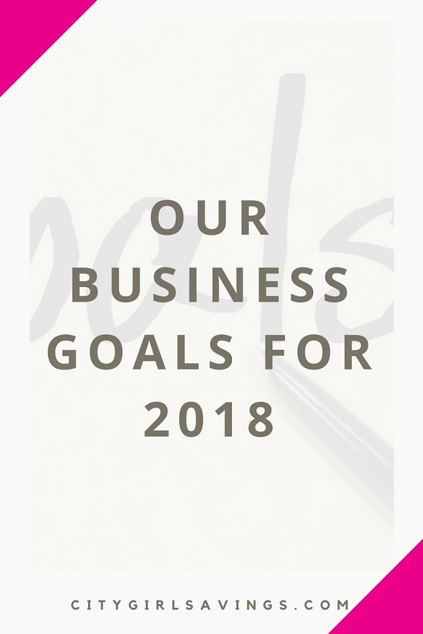 2018 Business Goals business goals