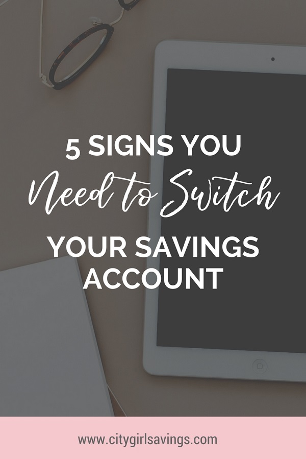Switch Savings (1) switch your savings account