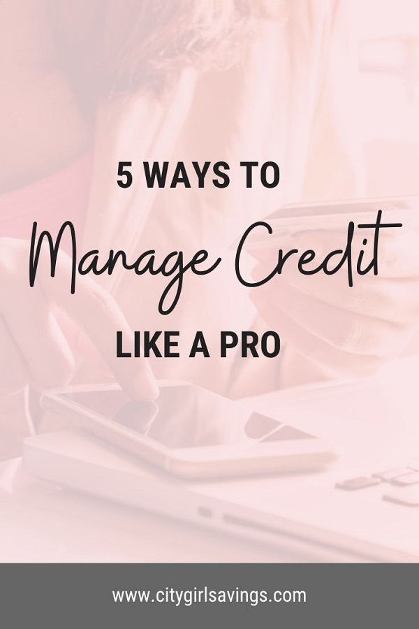Manage Credit Pro budget categories