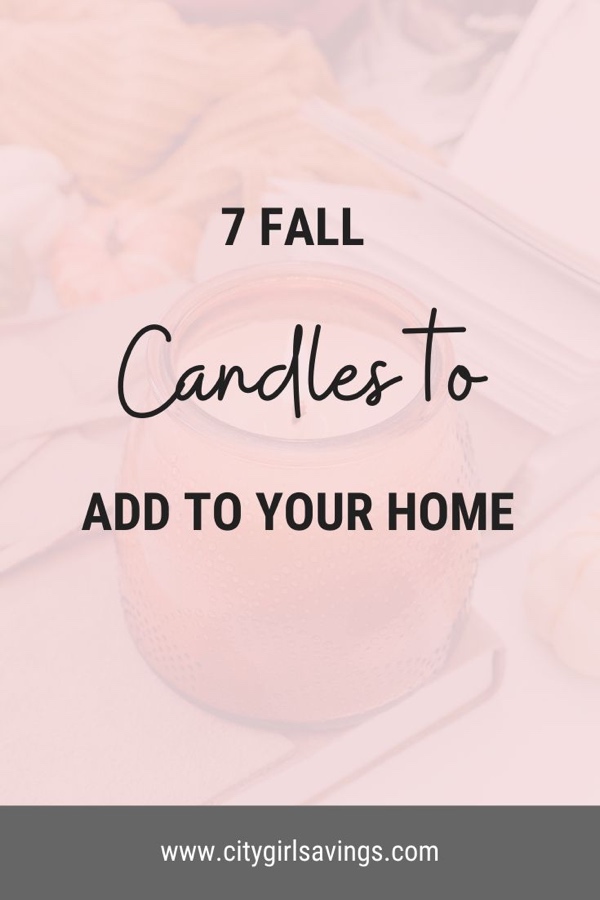 Fall Candles Home