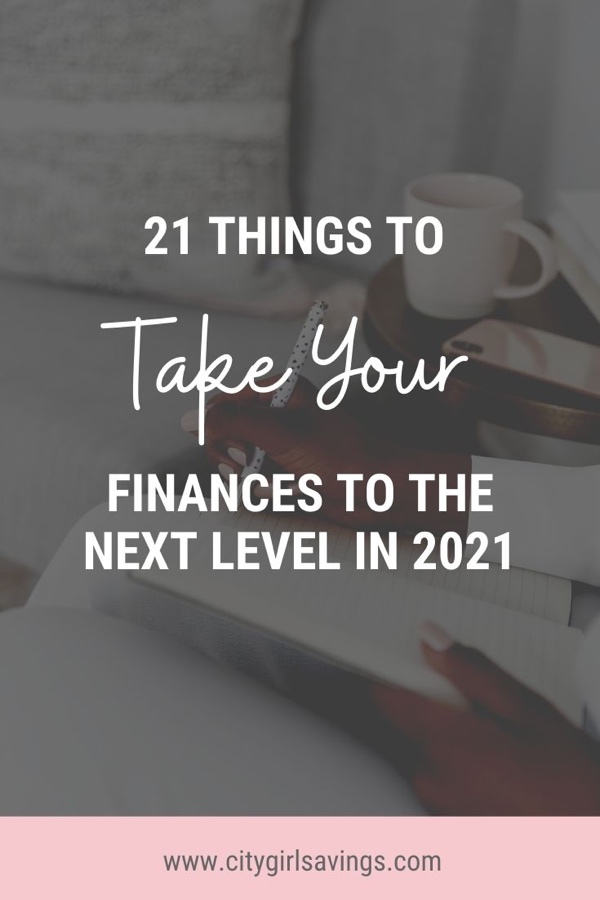 Finances Next Level budget categories
