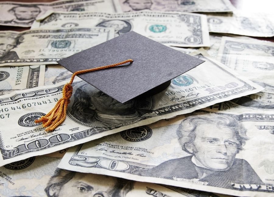 Graduation Hat and Money
